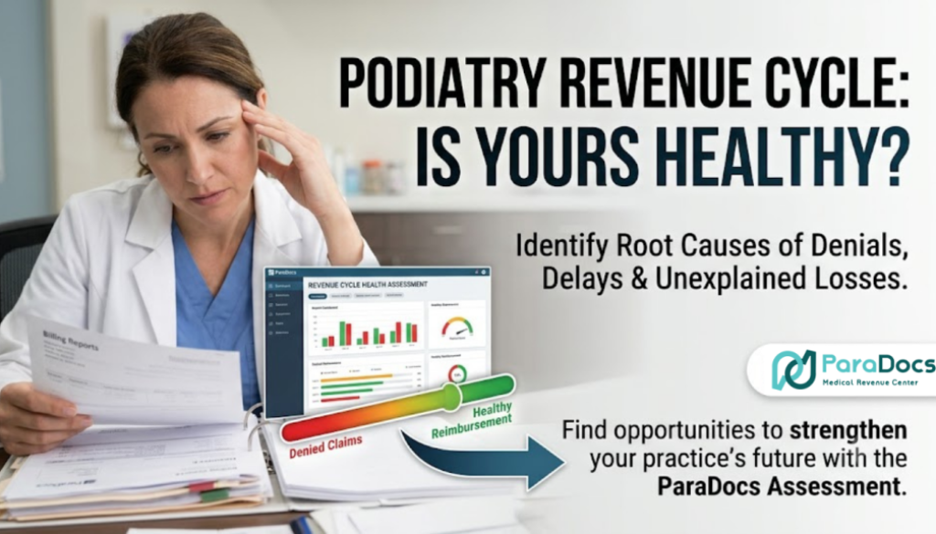 Why Your Revenue Cycle Still Needs a Human Touch —Artificial Intelligence [AI] Pros & Cons in Podiatry Billing - Paradocs MRC Blog Featured IMG