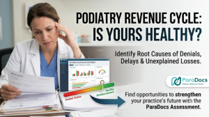 Why Your Revenue Cycle Still Needs a Human Touch —Artificial Intelligence [AI] Pros & Cons in Podiatry Billing - Paradocs MRC Blog Featured IMG
