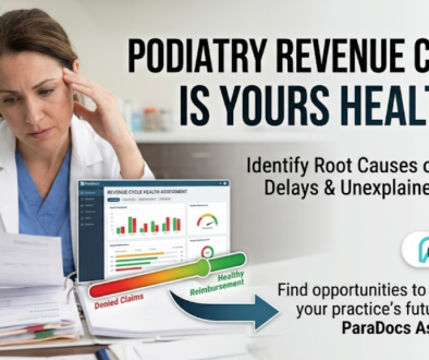 Why Your Revenue Cycle Still Needs a Human Touch —Artificial Intelligence [AI] Pros & Cons in Podiatry Billing - Paradocs MRC Blog Featured IMG