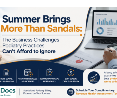 Your patients are investing in better shoes this summer. Is your practice investing in healthier revenue? - Paradocs MRC Featured IMG